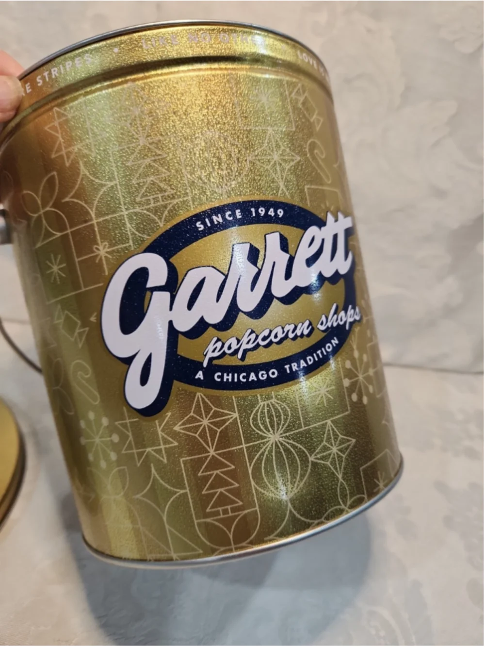 Garrett Popcorn Gold Limited Edition Tin Can Collectible Container
